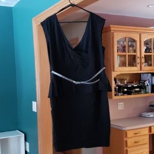 Torrid peplum dress with belt